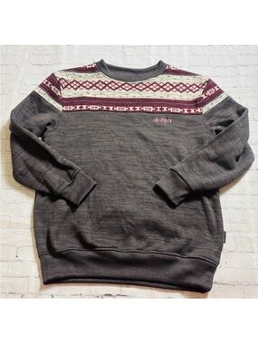 VINTAGE Renegade Club Fleece Sweatshirt Adult XL Heather Gray Alaska Embroidered